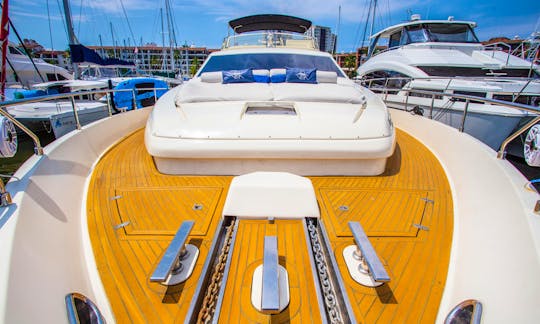 ⚓️ 80ft Forli Italia Power Mega Yacht for Rent in Puerto Vallarta, Mexico