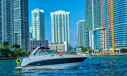 Miami Private Yacht trip on a Chaparral 30' cabin cruiser get (1 HOUR FREE)