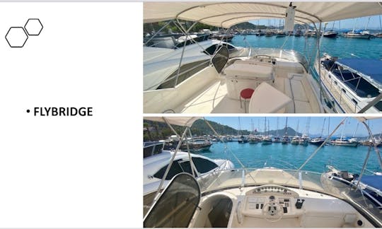 Spacious 78ft Jasmine Motoryat for 8 person!