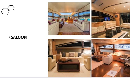 Exclusive 85ft princess Motoryat for amazing excursions WB48!