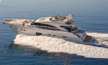 Exclusive 85ft princess Motoryat for amazing excursions WB48!