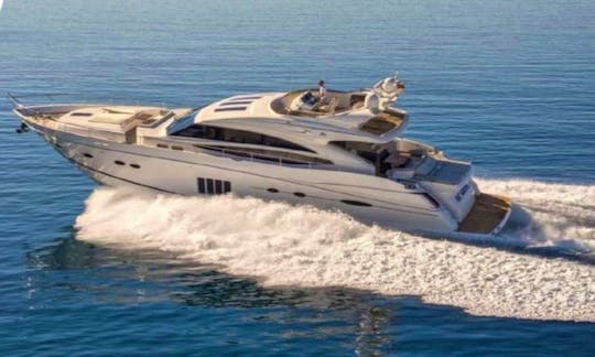 Exclusive 85ft princess Motoryat for amazing excursions WB48!