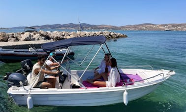 Center Console for 5 People for Rent in Paros, Greece