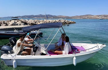 Center Console for 5 People for Rent in Paros, Greece