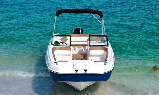 Beautiful Bayliner DX2200 Boat,  12, 200hp, perfect for a day exploring AMI!