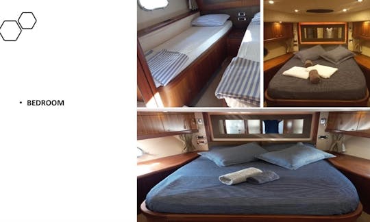 65ft Manahattan Mega Yacht for 6 person WB59 in Muğla, Turkey