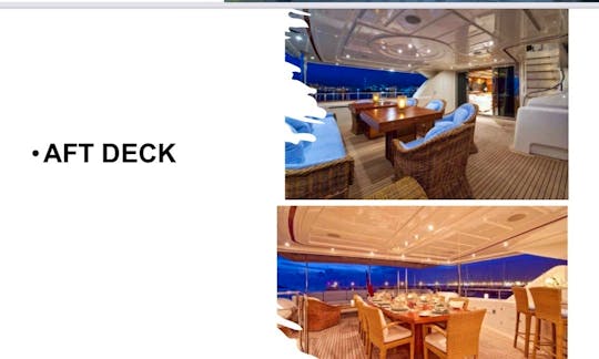Amazing and lux. Superyacht WB61 in Muğla, Turkey
