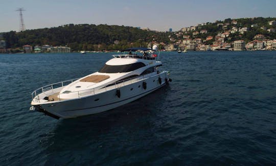72ft incredible R Motoryat holding 8 guests in Istanbul B67!