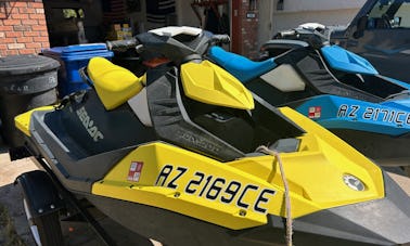 2017 Seadoo Spark ジェットスキーペアレンタル（アリゾナ州メサ）