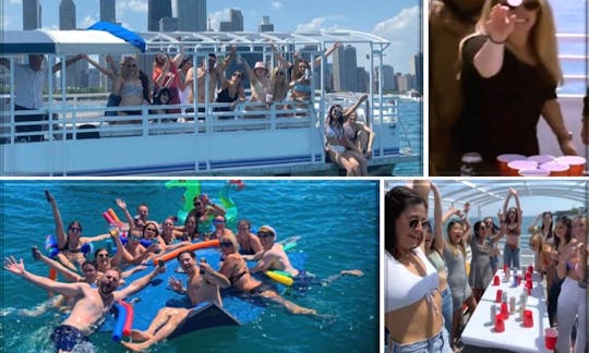 Barco para festas e eventos com capitão para 20 passageiros em Chicago