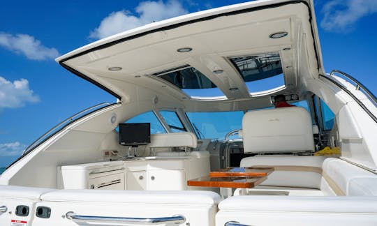 Offre de la semaine ! Yacht Sea Ray de 47 pieds tout compris à Cancún, au Mexique.