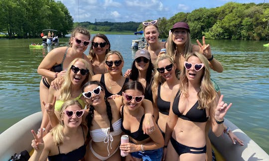 Bachelorette Party in Lake Austin's Party Cove