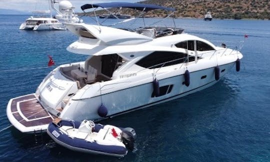 65ft Manahattan Mega Yacht for 6 person WB59 in Muğla, Turkey