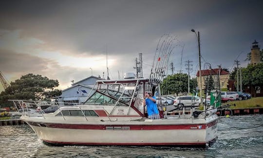 Charter de pesca para 6 personas en Kenosha, Wisconsin con el Capitán Chris