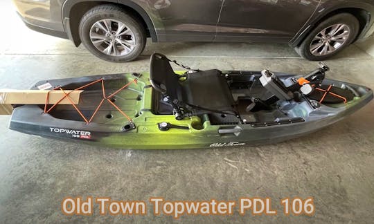 Pedal Drive Fishing Kayak For Rent in Nashville and surrounding areas!