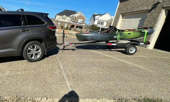 Kayak de pêche à pédales à louer à Nashville et dans les environs !