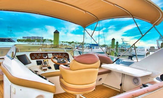 50' Sedan Flybridge Motor Yacht- 2 Stories!!! ✨