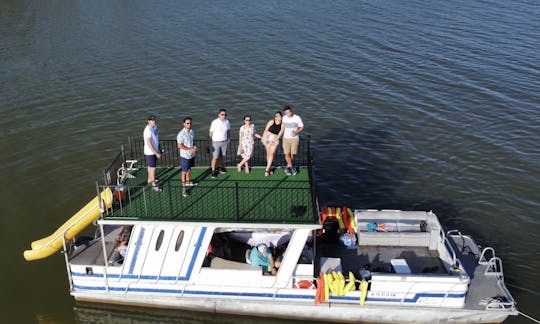  Dive Into Fun on Lewisville Lake with Our Double Decker Pontoon(Free Lily Pad!)