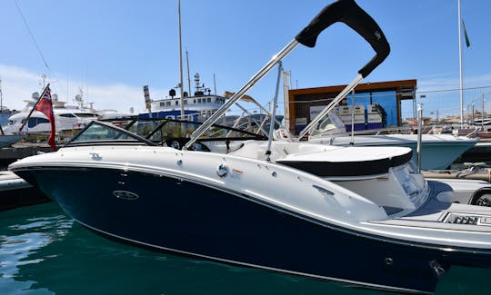 Rent a Sea Ray 190 Sport 2024 and Explore the bay of Cannes in style!