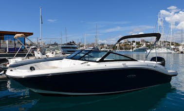 Louez un Sea Ray 190 Sport 2024 et explorez la baie de Cannes avec style !