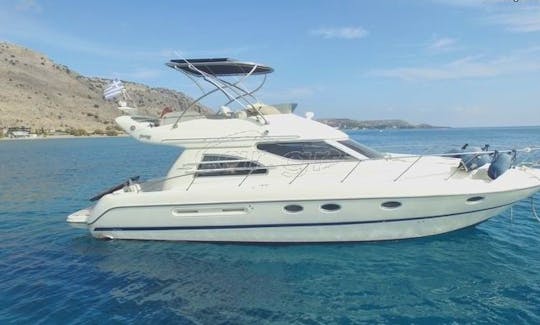 Cranchi 40 Atlantique Luxury Yacht with Captain and Crew in Mykonos 