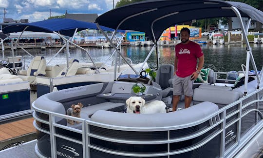 Join Captain Nick aboard the Luxe Liner for Private Charters on Portage Lakes
