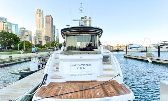 2021 Princess 50 Luxury Yacht for Rent in Chicago