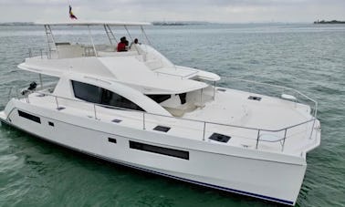  Fretamento privado de catamarã Powercat de 51 pés para até 35 pessoas em Cartagena 