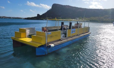 Barco de festa Mi Dushi de 55 pés para alugar em Willemstad, Curaçao.