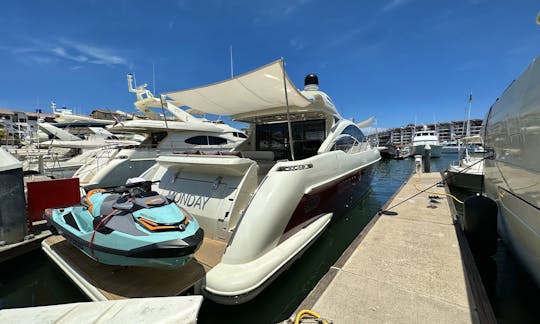 62ft Azimut Yacht Rental in Puerto Vallarta