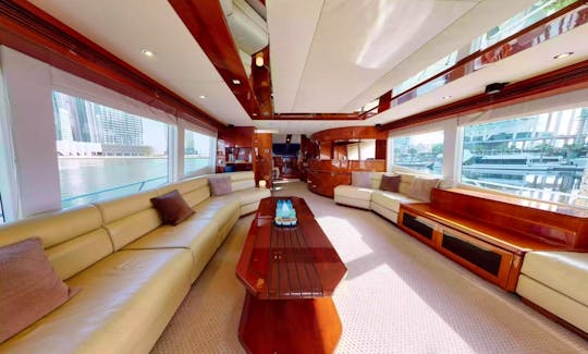 Majesty 88 Luxury Yacht for Party and Cruising Dubai