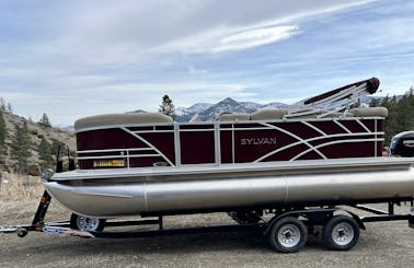 2022 Sylvan Pontoon Boat for Rent on Holter Lake in Wolf Creek Montana!