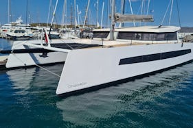 57ft SUPERNOVA A unique catamaran especially designed for luxurious day tours in Mykonos.