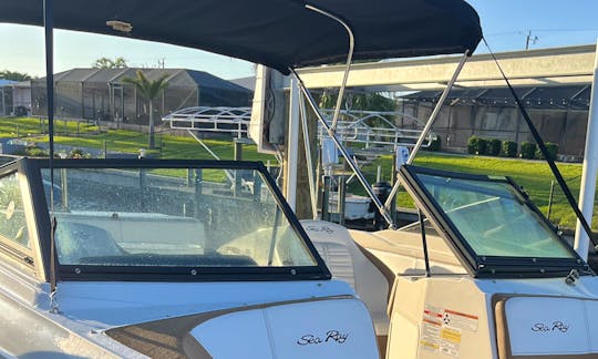 Sea Ray Powerboat with Mercury outboard motor in Cape Coral