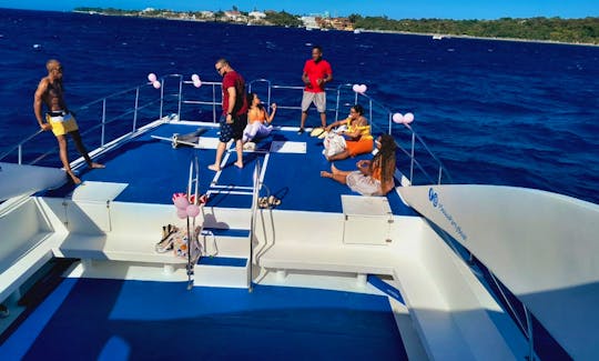 Prívate 60 person Catamaran For Wedding, Birthday , Batchelor , And Big Groups in Puerto Plata, Dominican Republic