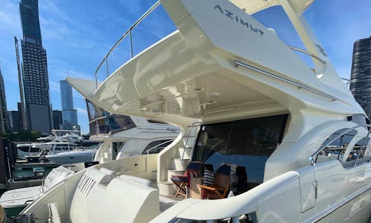 Luxurious 60FT Azimut | Double-deck Yacht