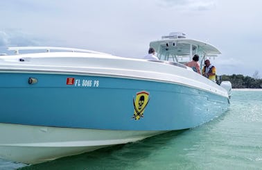 Ultimate party boat! 50 FOOT Hann Center Console with CABIN & BATHROOM