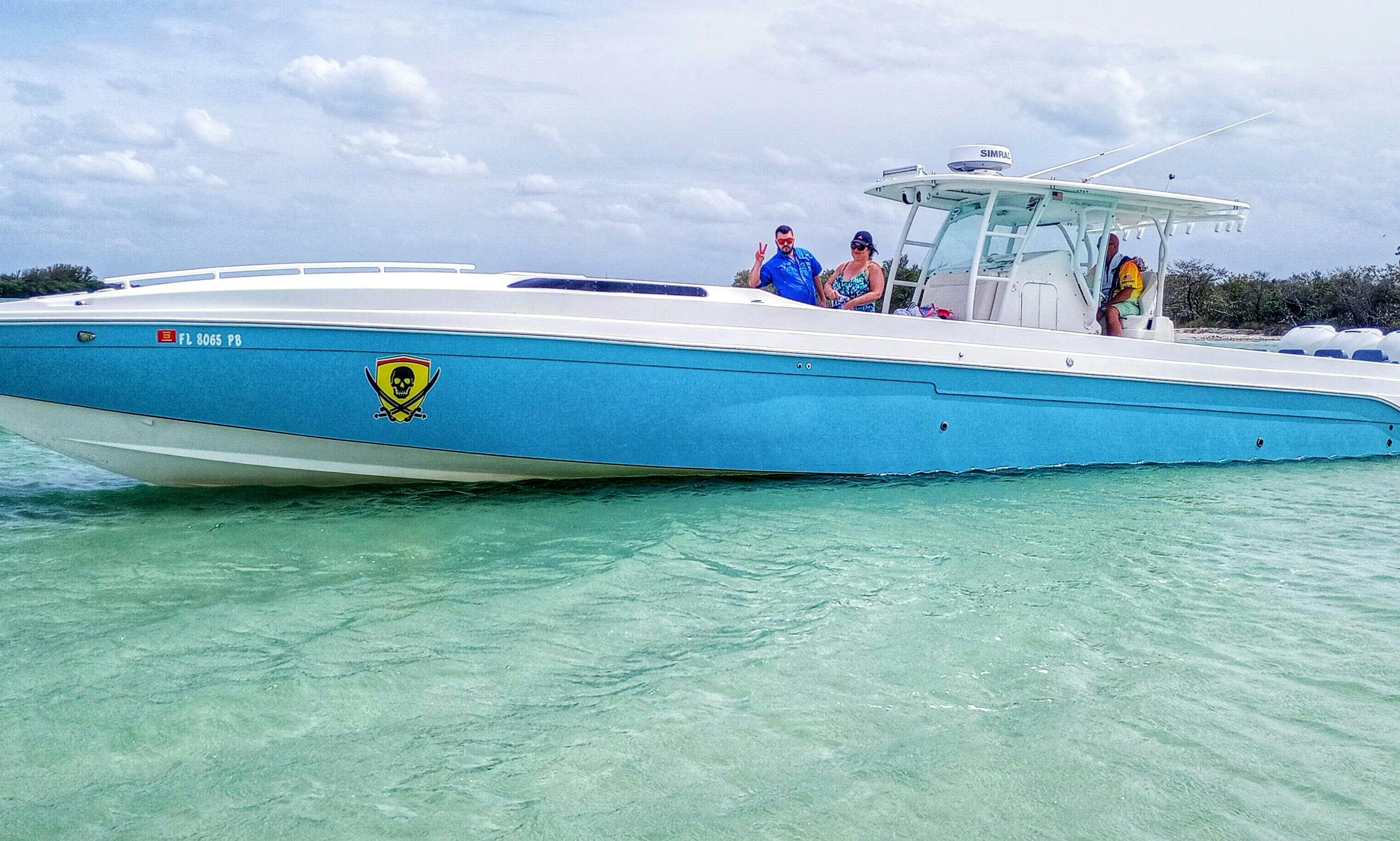 Ultimate party boat! 50 FOOT Hann Center Console with CABIN & BATHROOM