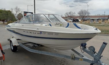 18ft Maxxum Deck Boat Rental in Loveland, Colorado!!