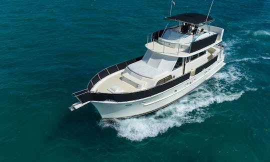 53' Hatteras All-Inclusive Yacht Charter (Playa del Carmen)