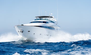 84ft Malex Ann Maiora Mega Yacht available for charter in Puerto Banus, Marbella