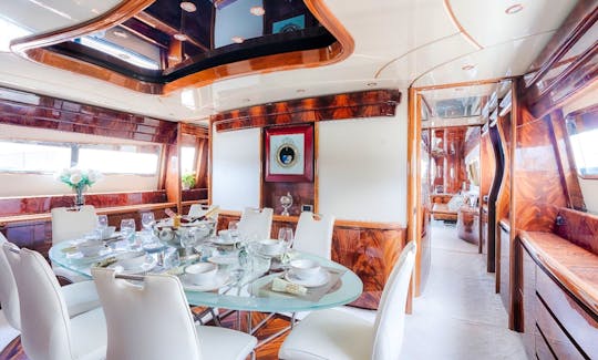 84ft Malex Ann Maiora Mega Yacht available for charter in Puerto Banus, Marbella