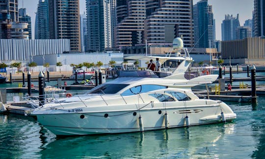 Beautiful Azimut 58 ft Luxury Motor Yacht in Dubai, UAE
