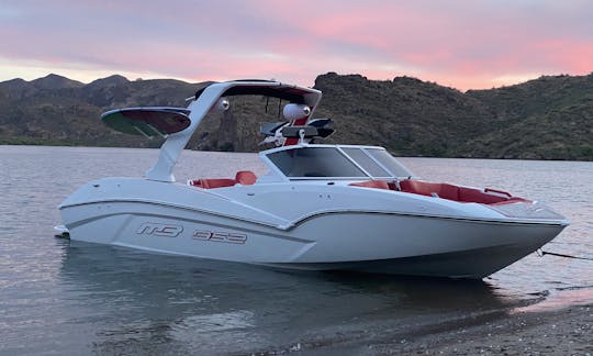 Brand New MB 52 Alpha 23' Tube/Surf/Wake with Captain Tanner in Mesa