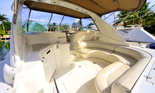 Sea Ray Motor Yacht in Punta Cana. Visit Saona Island and Natural Pool