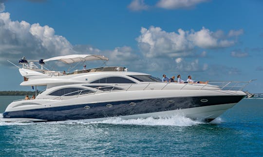 Massive 74 Feet Sunseeker Capacity 13ppl With Flybridge in Miami Beach, Florida