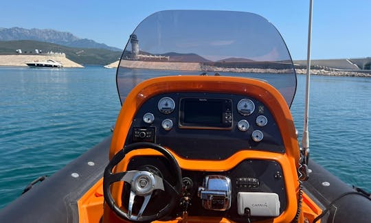 SACS Straider 8 MerCruiser RIB Rental in Tivat, Montenegro