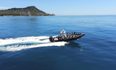 Visite privée et plongée en apnée sur le bateau le plus rapide de Waikiki !