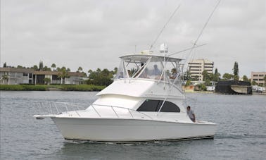 Fishing Charter in Fort Lauderdale, Florida aboard the 37ft Sportfish Yacht!