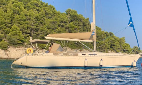 Charter the Amazing Dufour 45 Classic Sailboat in Mykonos